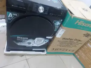 Hisense Inverter 8/5kg Machine – Puresteam Care, Jet Clean App-Ready