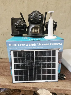 V380 3 Lens Solar Camera PTZ Hd High Quality