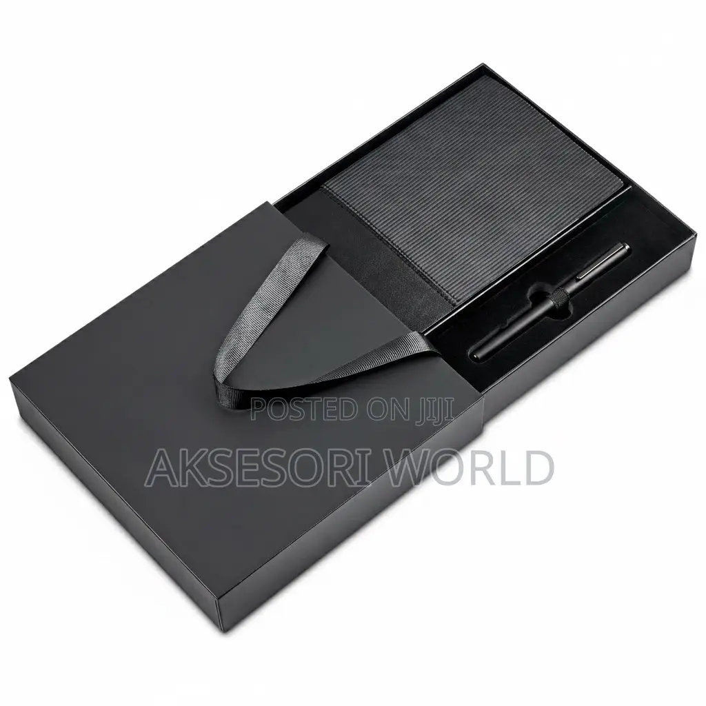 Executive A5 Corporate Gift Notebook Pen Set With Carrier Bag