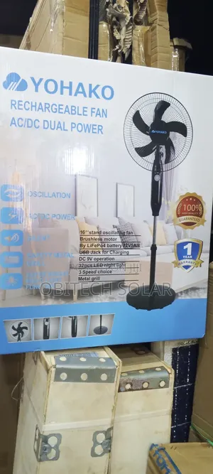 16inch Yohako Rechargeable Stand Fan