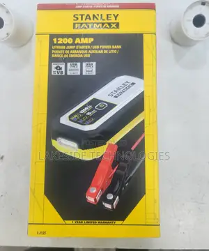 Stanley Fatmax 1200a, Lithium Jump Starter With 15 Watt Usb-A