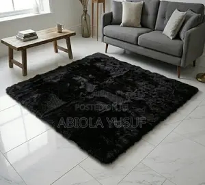 Fur Center Rug For Living Room, Office Or Bedroom