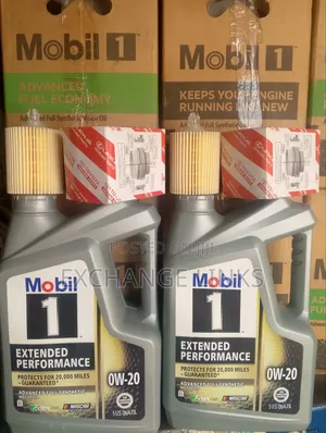 Latest Camry Oil Filter and Recommended Oil Mobil 1 0w-20 5l