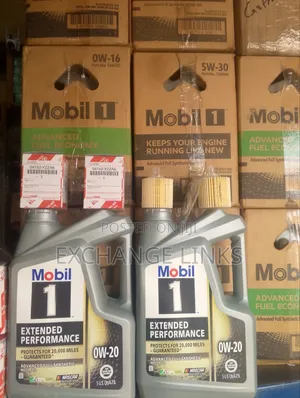 Latest Toyota Corolla Oil Filter and Mobil 1 0w-20 5l.