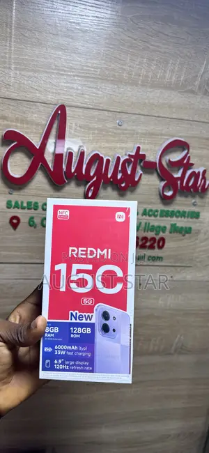 New Xiaomi Redmi 15C 4G 128 GB Black