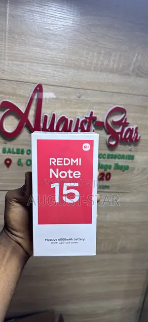 New Xiaomi Redmi Note 15 256 GB Black
