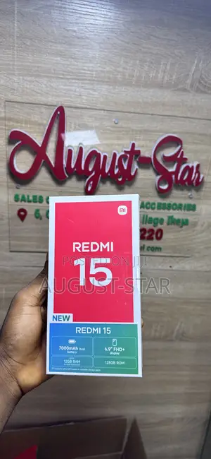 New Xiaomi Redmi 15 128 GB Black