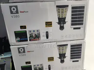 4g Solar Street Light With Triple Lens Camera V380