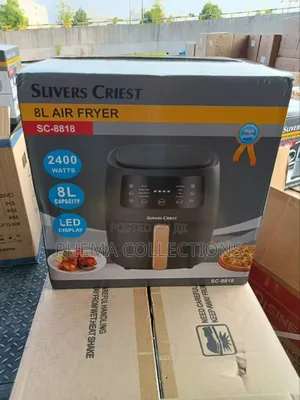 8l Sliver Criest Air Fryer 
(Smart and Visible)