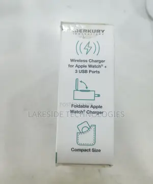 Merkury Innovations 5.4awall Charger-3 Usb-a + 1 Usb-C,Foldable Plug