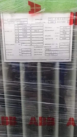 Abb 500kva 11,000v Transformer