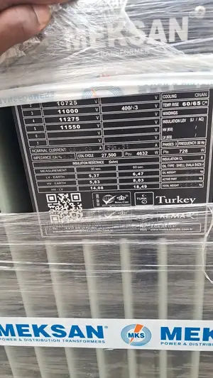 Meksan 500kva 11000voltage Transformer