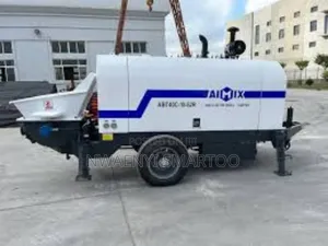 Hbt60 Cubic Concrete Pump Machine With 100meters Pipe