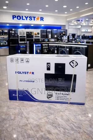 Polystar 90cm Extractor Hood – 2-in-1 System With Remote Control