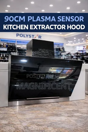 Luxury 90cm Kitchen Extractor – Digital Display Strong Suction