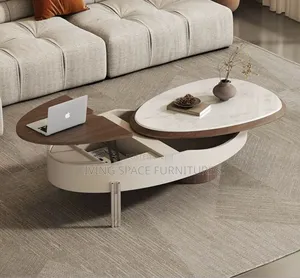 Multi Functional Marble Top Center Table