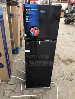 Midea 178ltrs Fast Cooling Anti Rust Body Double Door Refrigerator