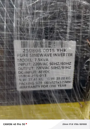 Yohako Inverter 7.5kva 48v Non Hybrid