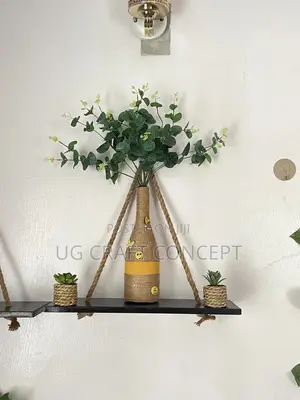 A Wooden Hanging Wall Decoration Shelf