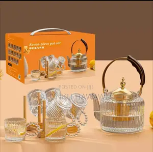 1000ml Teapot Set With 6pcs Teacups and Stand