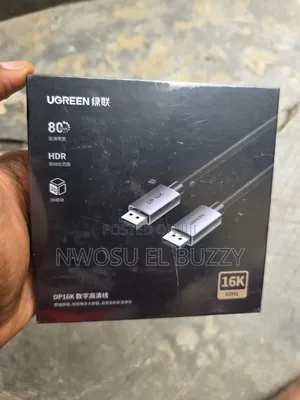 Ugreen Displayport 2.1 Cable (Model Dp16k) 1.5m