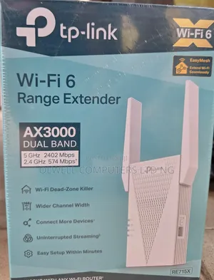 Tp-Link Ax3000 Dual Band Wi-Fi 6 Range Extender-Re715x