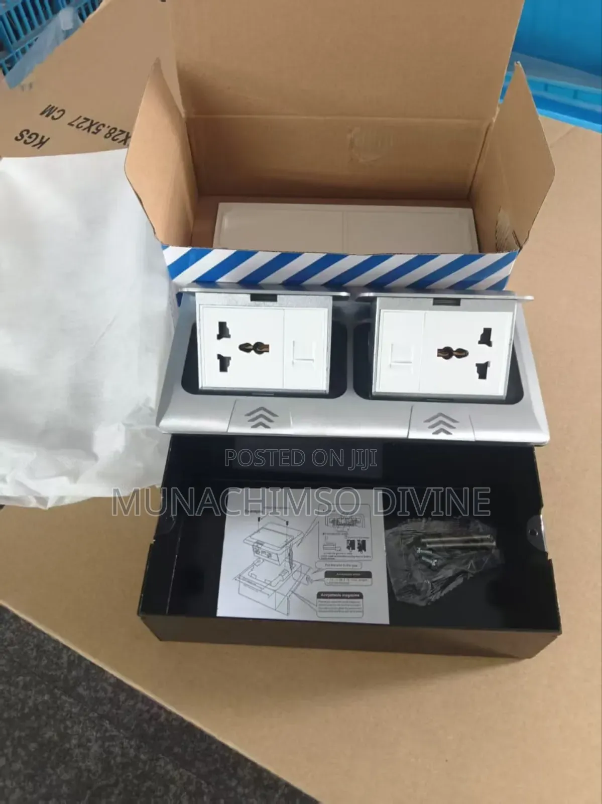 Floor Socket With Rj45 Jack