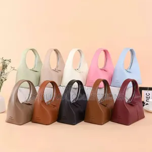 Handle Zipper Handbag – Chic Solid Colour Women’S Shoulder Bag