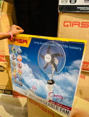 Qasa Rechargeable Fans With Panel and Without Panel