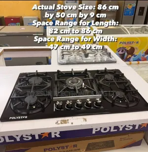 Original Quality Polystar Inbuilt Luxury 5 Gas Burners Cooker Hob