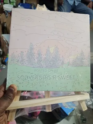 Wooden Easel With Drawing Board for Kids Painting