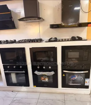 Original Polystar Inbuilt Gas Cooker, Microwave, Oven, Heat Extractor,