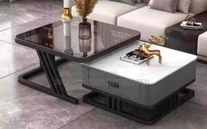 Marble and Glass 2in1 Centre Table