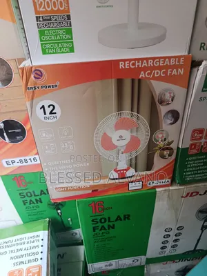 Easy Power Rechargeable Table Fan