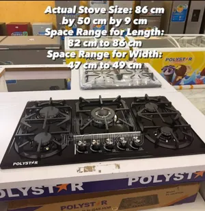 Original Quality Polystar Built-in Luxury Premium 5 Burners Gas Cooker