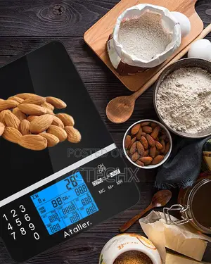 Ataller Food Scale With Nutritional Calculator, Kitchen Diet Scale