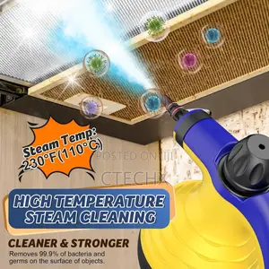 Handheld Steam Cleaner, 9 in 1 Portable Multi-Surface Stain Removal,