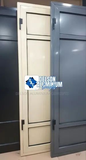 Custom Aluminium Toilet Door Fabrication Lagos