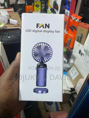 Rechargeable Led Display Hand Fan