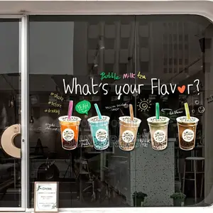 Milk Tea Shop Decoration Bubble Tea Stickers Juice Bar Sticker