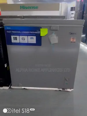 Midea Chest Freezer 198 Litres Gray Colour
