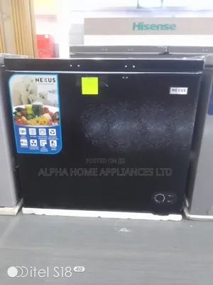Nexus Chest Freezer 202 Litres Black Colour