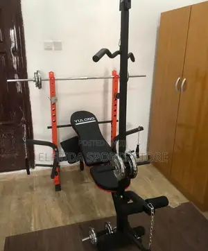Multi-Function Weight Bench With Lat Pull Leg Developer – Home Gym S