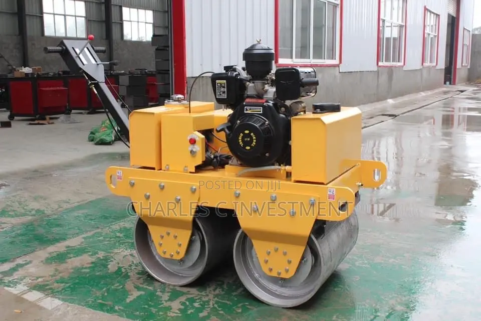 Double Drum Vibratory Road Roller-Soil Asphalt Compactor Machine
