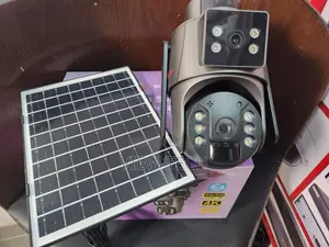 Ubox Dual Lens Rechargeable Solar Camera