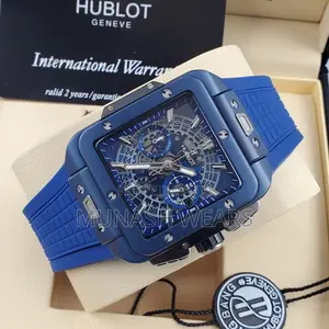 Luxury Hublot Rubber Strap Wristwatch
