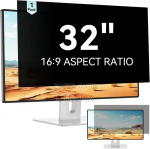 32 Inch Privacy Screen Filter for Computer Monitor, Anti-Glare,