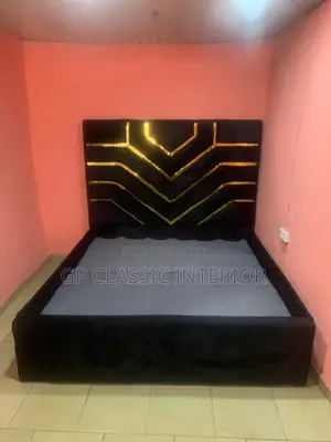 Bed Frame 6by6 Black