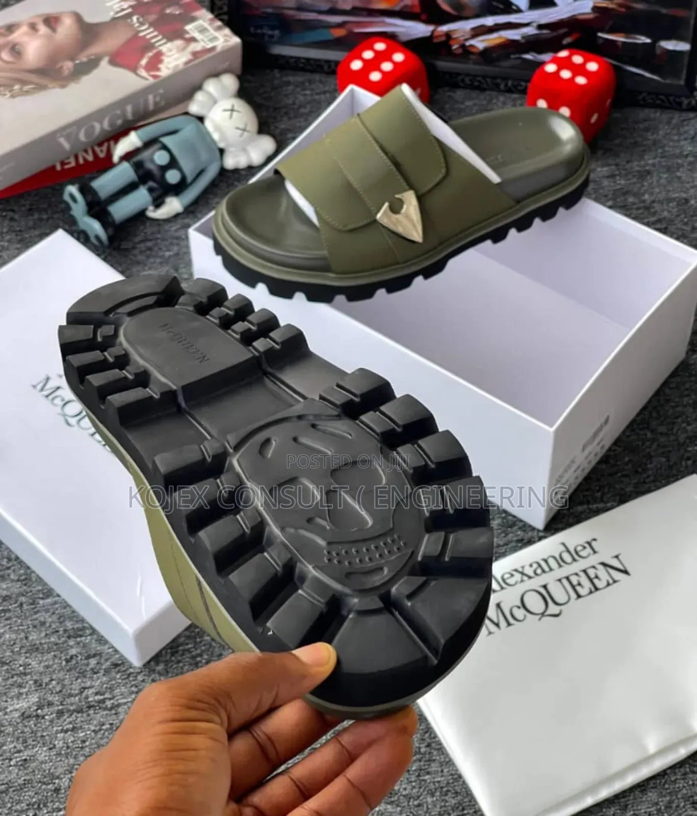 Alexander McQueen Luxury Slides