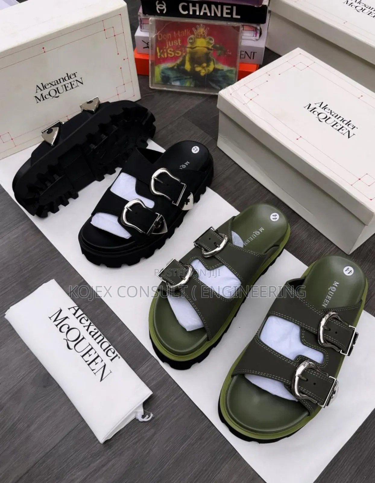 Alexander McQueen Luxury Slides